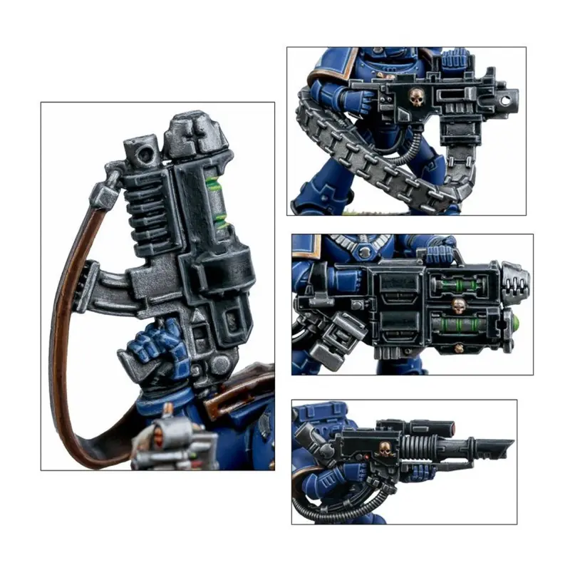 Space marines devastator squad, warhammer 40000, games workshop,model 48-15